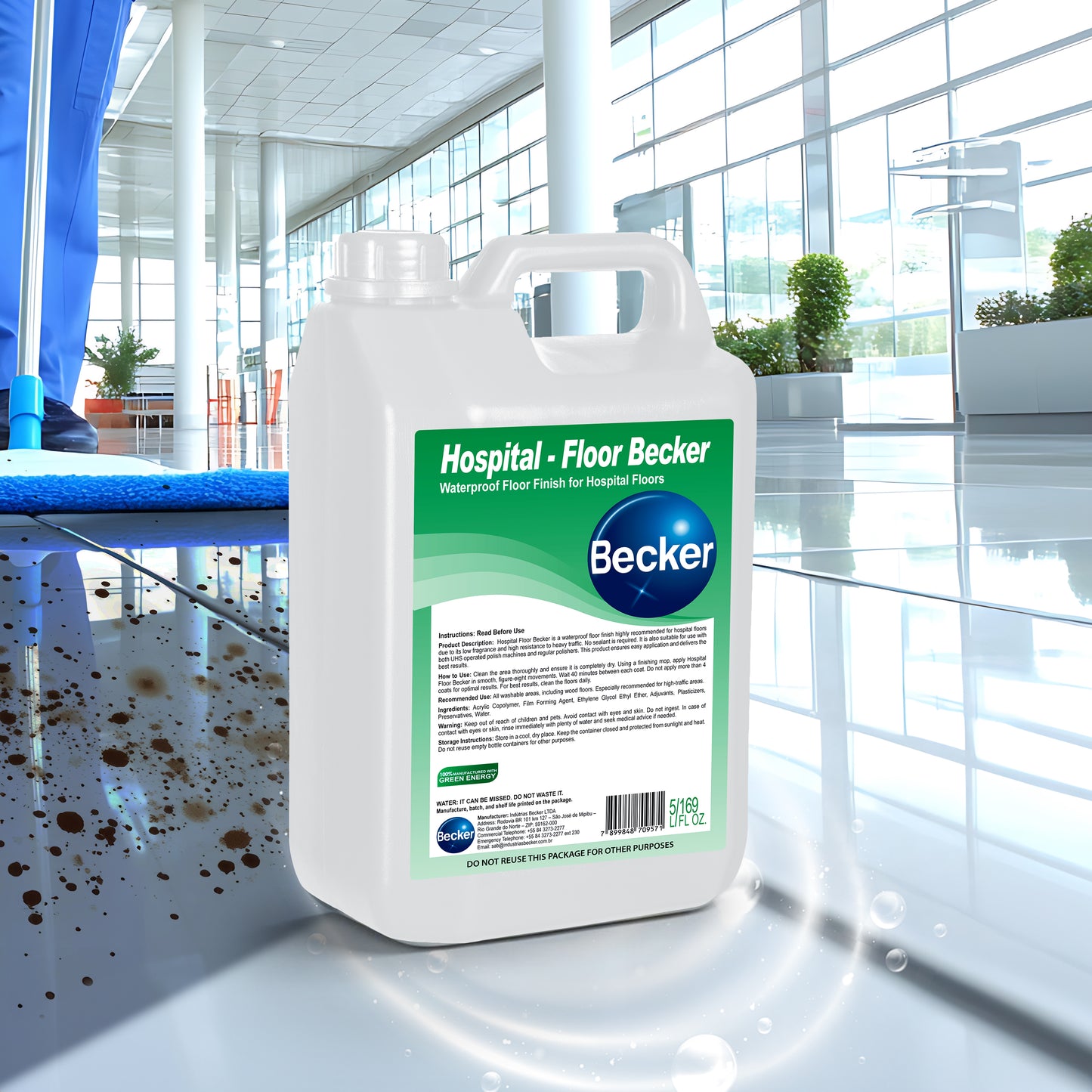 Hospital Floor Becker (WaterProof Floor Finish For Hospital Floors)