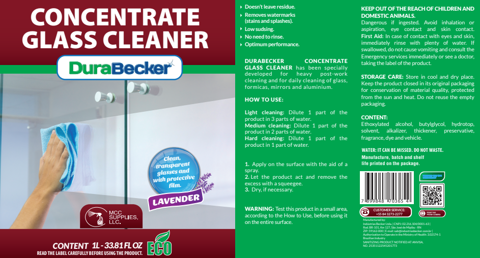 CONCENTRATE GLASS CLEANER